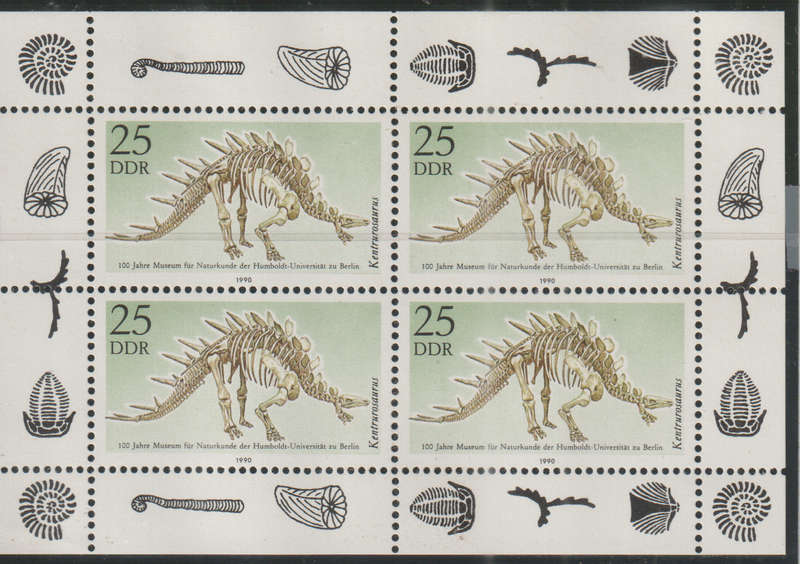 DDR 1990 The 100th Anniversary of the Natural History Museum UMM SG E3021