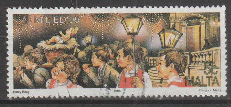 MALTA 1995 Christmas Stamps ULH SG 1004