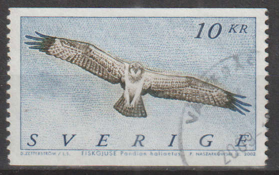 SWEDEN 2002 Birds of Prey - Osprey ULH SG 2198