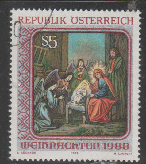 AUSTRIA 1988 Christmas UNH SG 2183