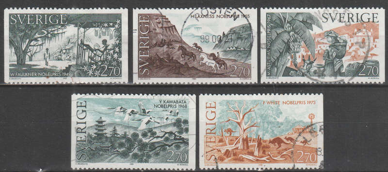 SWEDEN 1985 Nobel Prizewinners - Literature ULH SG 1280-4