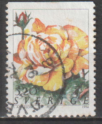 SWEDEN 1994 Roses ULH SG 1738