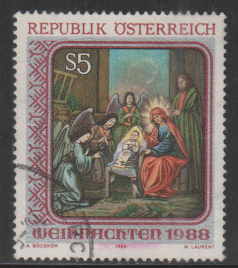 AUSTRIA 1988 Christmas UNH SG 2183
