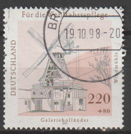 GERMANY 1997 Charity Stamps - Mills ULH SG 2818