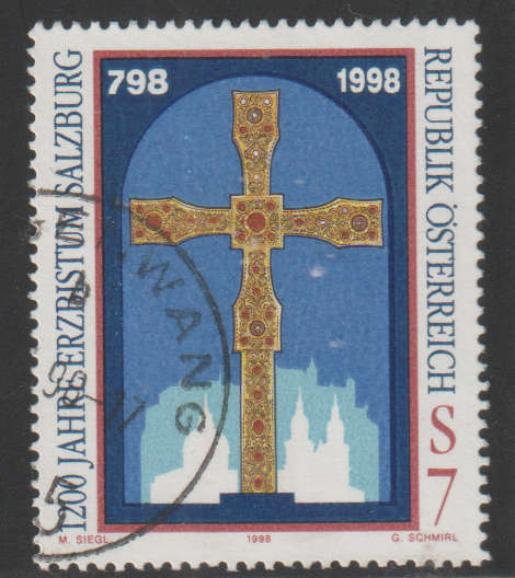 AUSTRIA 1998 The 1200th Anniversary of the Foundation of the Archbishopric Salzburg UNH SG 2504