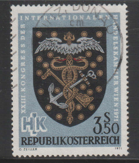 AUSTRIA 1971 The 23rd Conference of the International Chamber of Commerce in Vienna UNH SG 1608