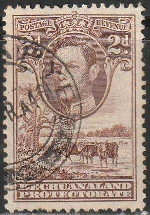 BECHUANALAND 1938 -1944 King George VI and Landscape ULH SG 121