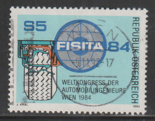 AUSTRIA 1984 FISITA World Automotive Congress - Vienna 1984 UNH SG 2014