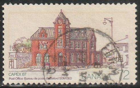 CANADA 1987 "Capex '87" International Stamp Exhibition, Toronto - Post Offices ULH SG 1230