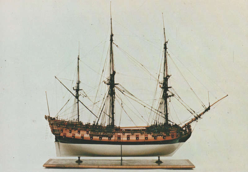 MINT POST CARD HMS BURFORD