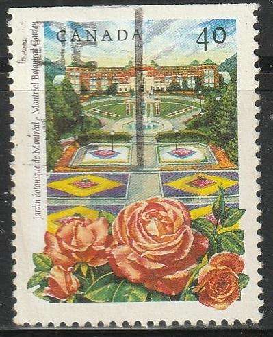 CANADA 1991 Public Gardens - Imperforated Top or Bottom ULH SG 1425