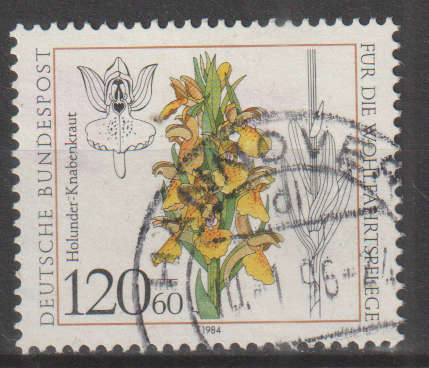 GERMANY 1984 Charity Stamps - Orchids ULH SG 2076