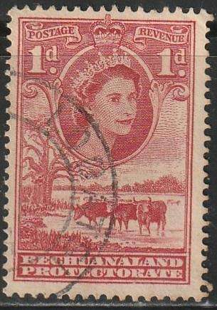 BECHUANALAND 1955 -1958 Queen Elizabeth II ULH SG 144