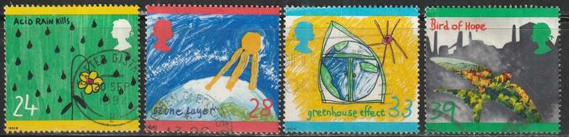 GB 1992 Protect the Environment ULH SG 1629-32