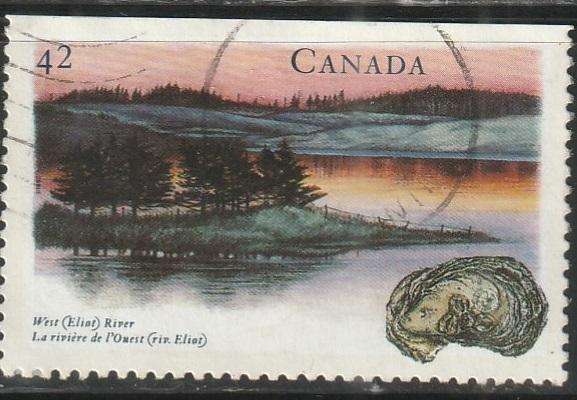 CANADA 1992 Canadian Rivers, Imperforated Top or Bottom ULH SG 1493