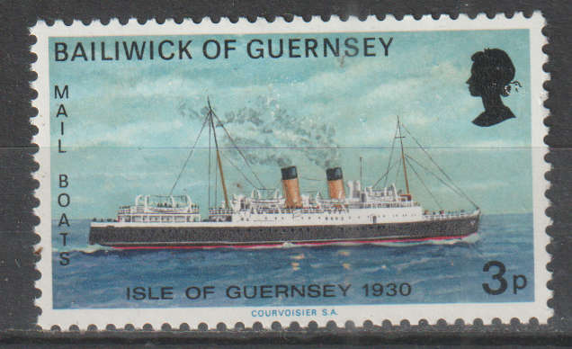 GUERNSEY 1973 Maill Boat II UMM SG 81