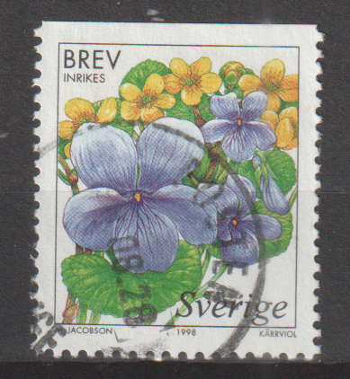 SWEDEN 1998 Wetlands Flowers ULH SG 1972