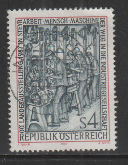 AUSTRIA 1987 Upper Austrian Provincial Exhibit in Steyr UNH SG 2123