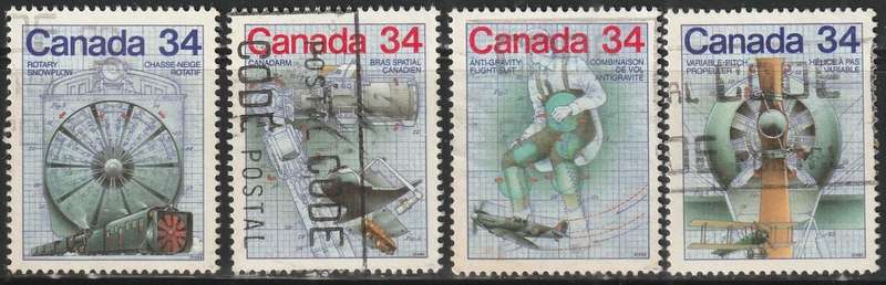 CANADA 1986 Canada Day - Science and Technology - Canadian Inventions  ULH SG 1203-6
