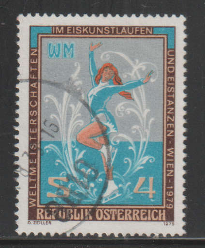 AUSTRIA 1979 World Championships in Figure Skating and Ice Dancing - Vienna UNH SG 1834
