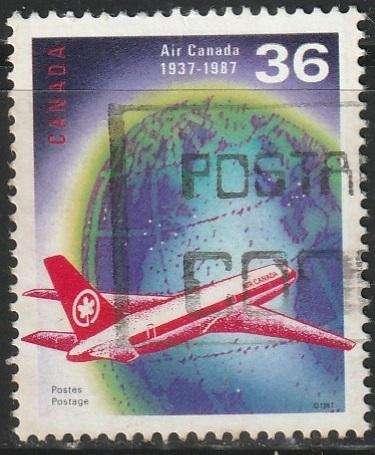 CANADA 1987 The 50th Anniversary of Air Canada ULH SG 1251