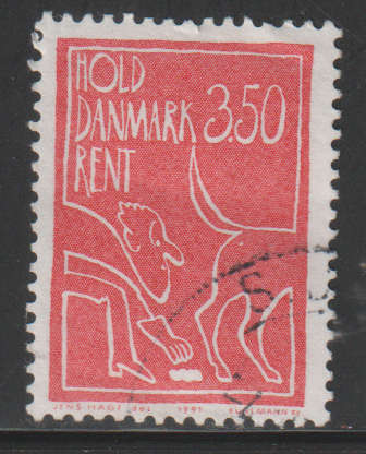 DENMARK 1991 Designs - Picking up Litter ULH SG 963