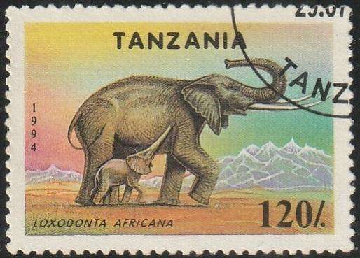 TANZANIA 1994 Protected Animals VFU SG 1810