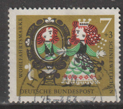 GERMANY 1962 Charity Stamps - Snow White ULH SG 1299