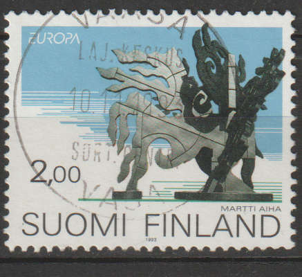 FINLAND 1993 EUROPA Stamps - Contemporary Art  SG 1316
