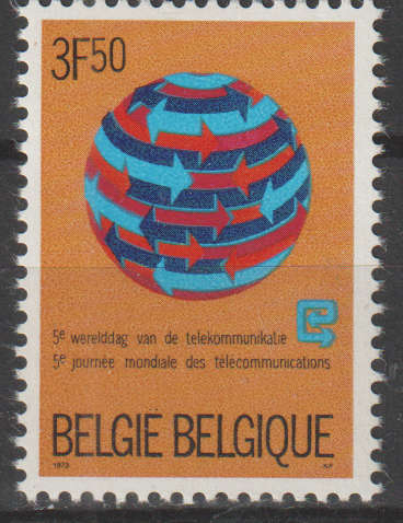 BELGIUM 1973 International Telecommunication Day UMM SG 2309