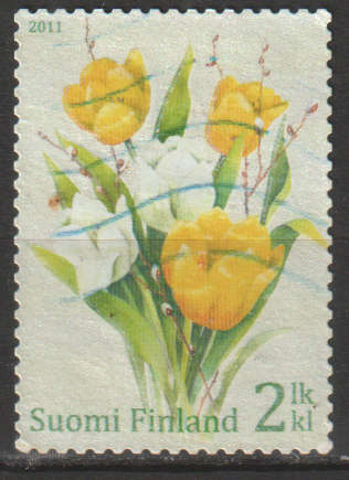 FINLAND 2011 Flowers - Tulips. Self Adhesive ULH SG 2051
