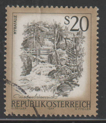 AUSTRIA 1977 Landscapes of Austria UNH SG 1688D