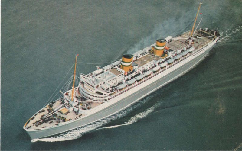 MINT POST CARD SS NIEUW AMSTERDAM