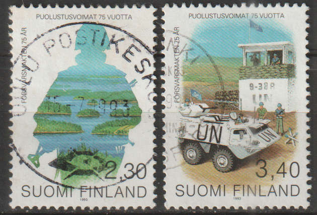 FINLAND 1993 United Nations ULH  SG 1325/6