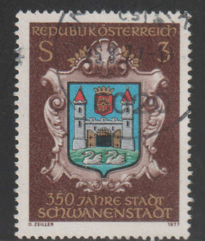 AUSTRIA  1977 The 350th Anniversary Schwanenstadt UNH SG 1786