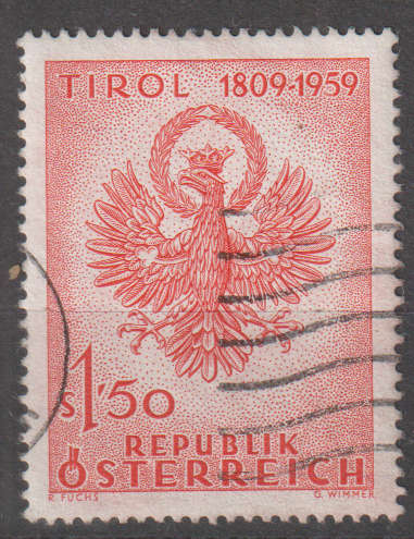 AUSTRIA 1959 The 100th Anniversary of the Tyrolean Liberation Struggle ULH SG 1343