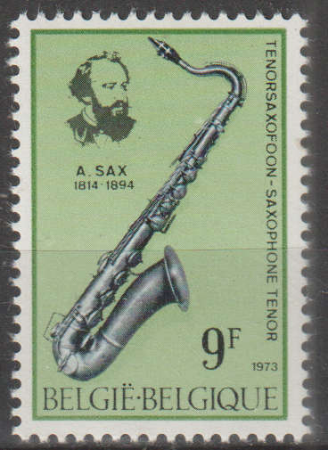BELGIUM 1973 Adolphe Sax UMM SG 2320