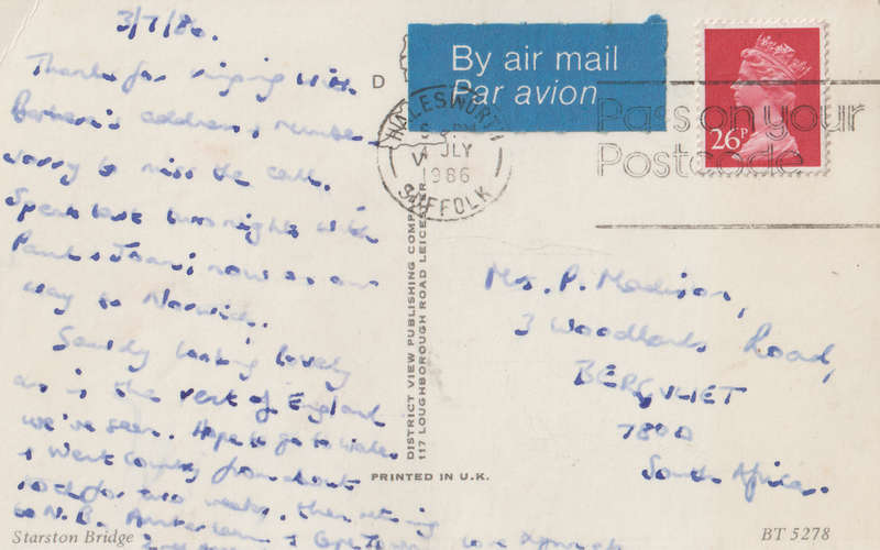 USED POST CARD