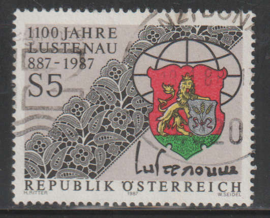 AUSTRIA 1987 The 1100th Anniversary of Lustenau UNH SG 2128