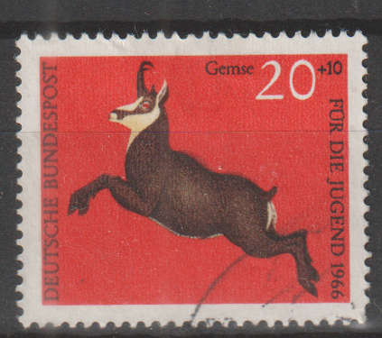 GERMANY 1966 Youth Hostel - Wildlife ULH SG 1417