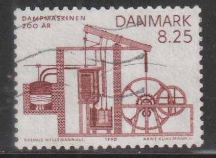 DENMARK 1990 The 200th anniversary of the Invention of the Steam Engine ULH SG 898