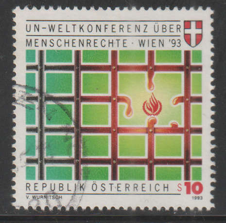 AUSTRIA 1993 U.N. World Human Rights Conference Vienna 1993 UNH SG 2352