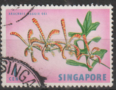 SINGAPORE 1962 Animals and Flowers ULH SG 63