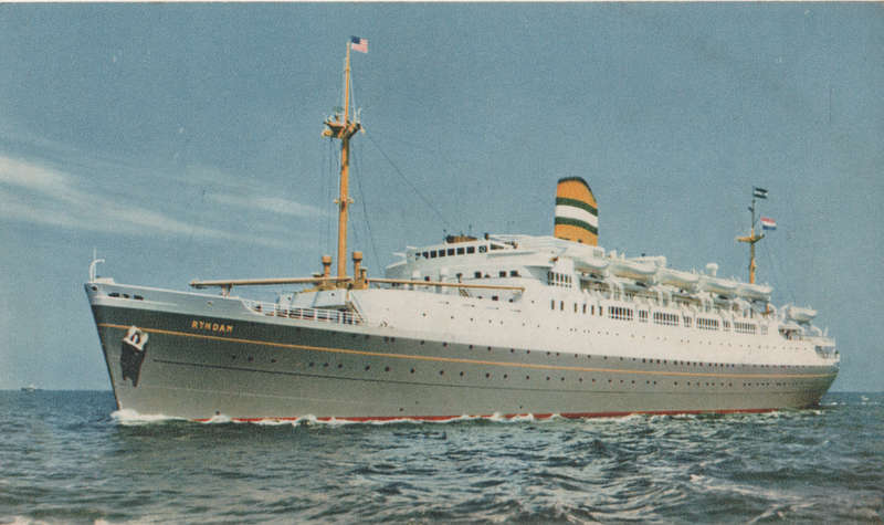 MINT POST CARD SS RYNDAM