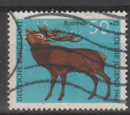 GERMANY 1966 Youth Hostel - Wildlife ULH SG 1419