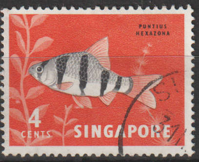 SINGAPORE 1962 Animals and Flowers ULH SG 65