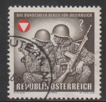 AUSTRIA  1969 The Austrian Federal Army UNH SG 1552