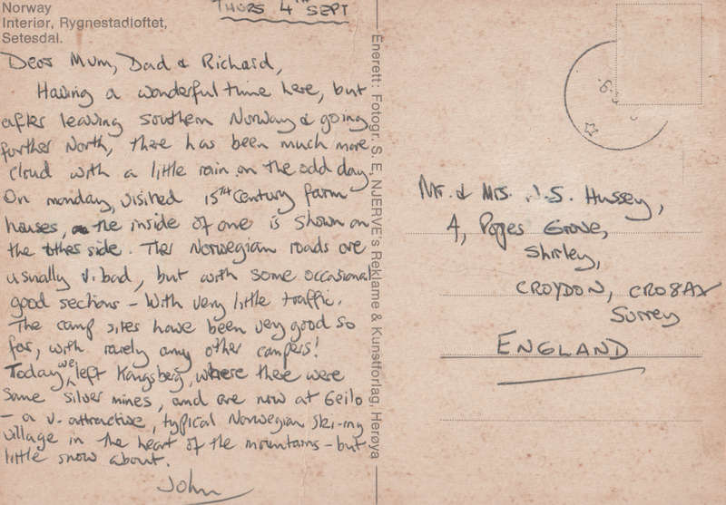 USED POST CARD
