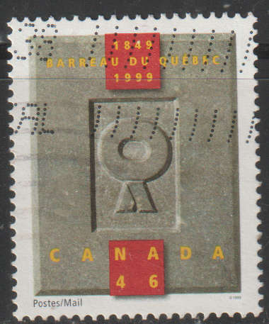 CANADA 1999 The 150th Anniversary of Barreau du Quebec (Quebec Lawyers' Association) ULH SG 1911
