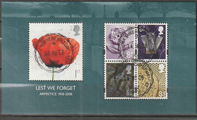 GB 2008 The 90th Anniversary of the End of WWI ULH SG 2886
